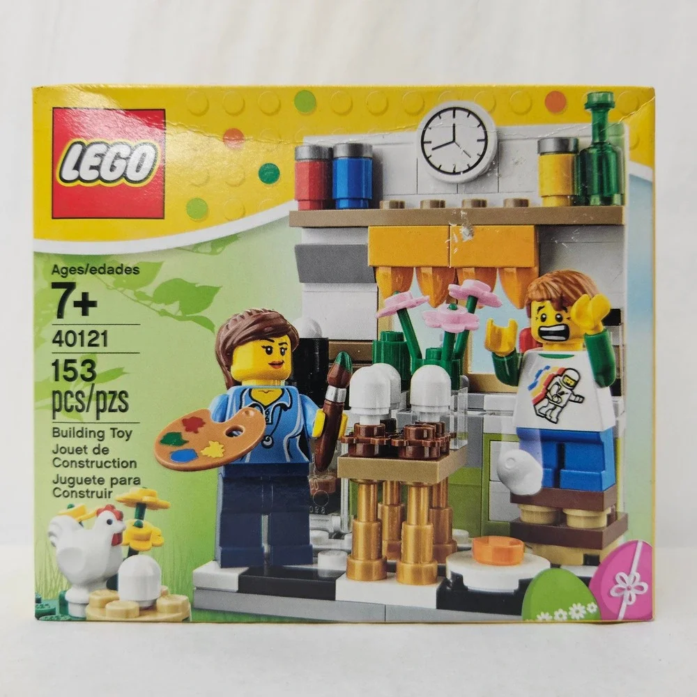 LEGO Painting Easter Eggs 40121 Seasonal Building Set 153 Pieces Retired 2015